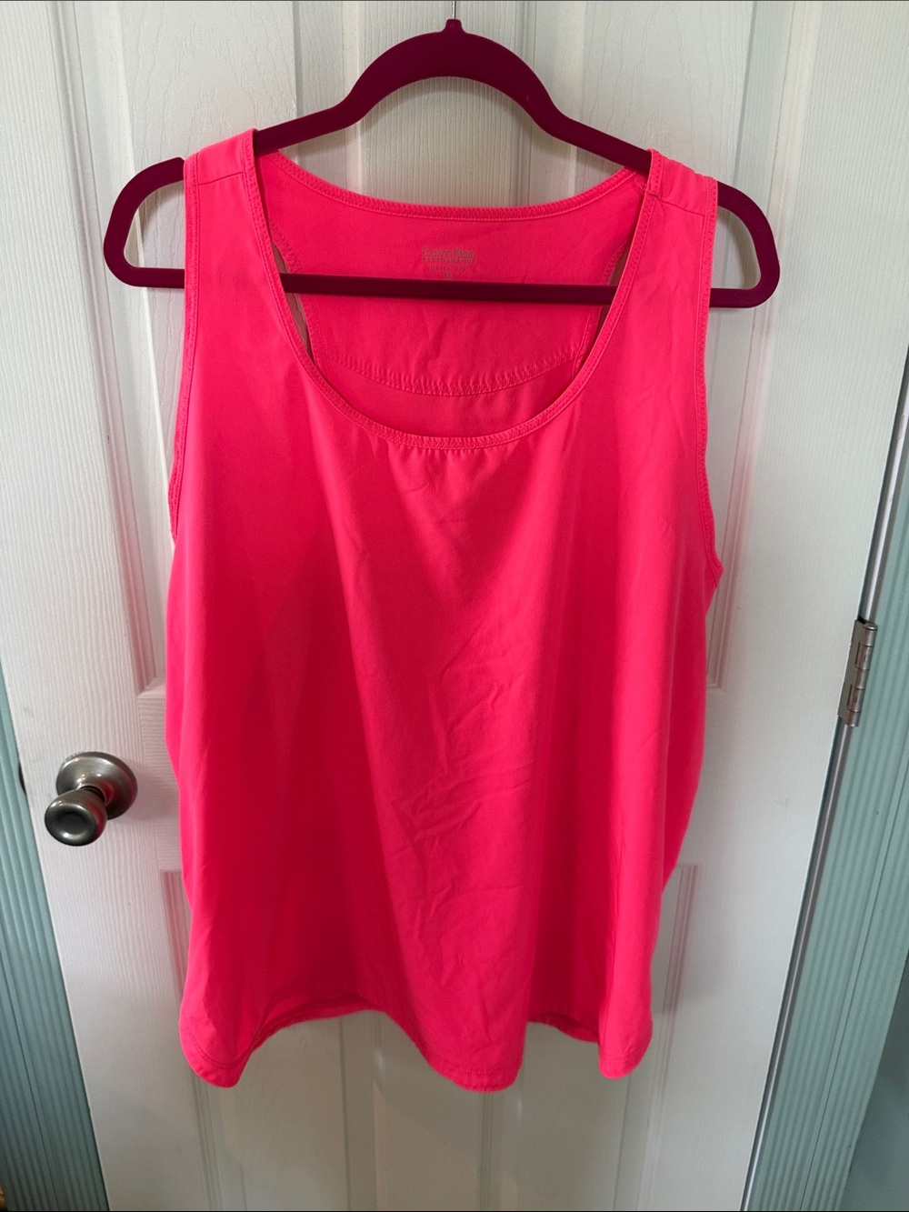 Calvin Klein Performance Neon Pink Athletic Tank Top